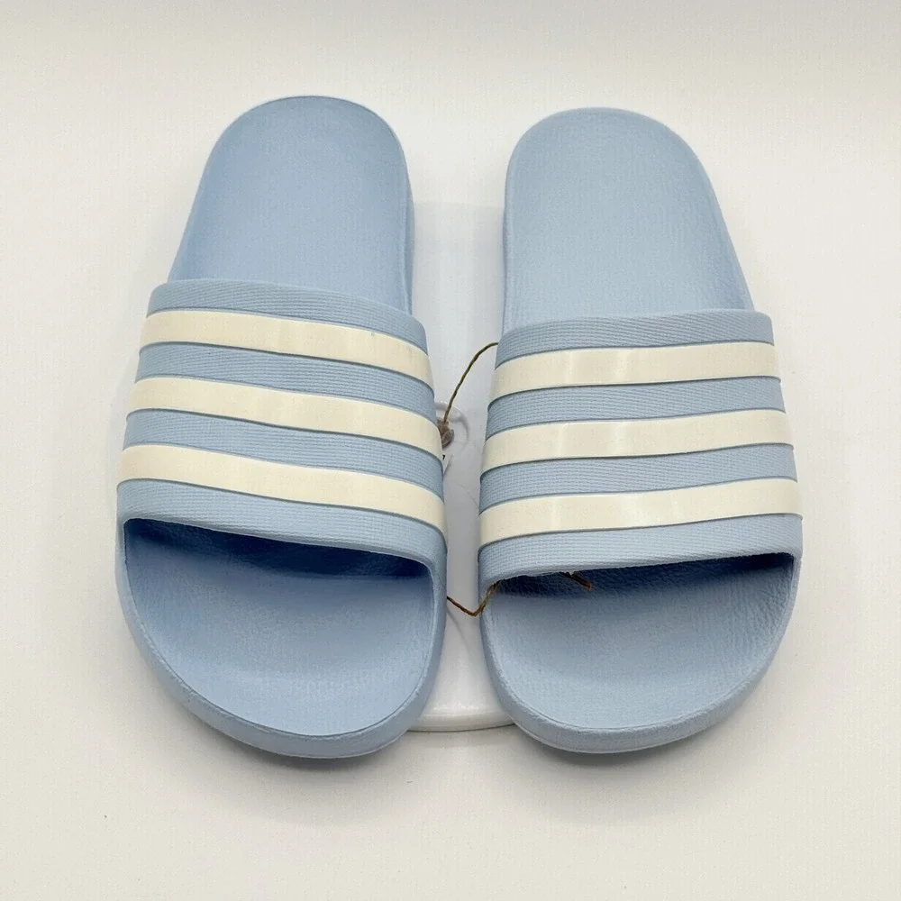 Adidas Adilette Aqua Slides Size 10 Mens Blue IE8919, NEW
